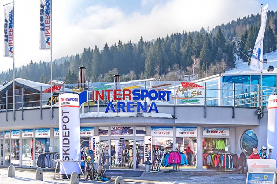 Sportfachgeschäft Intersport Arena in Flachau mit Skiverleih & Skiservice